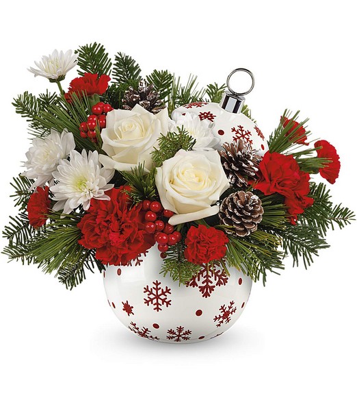 Snowy Sparkle Bouquet from Richardson's Flowers in Medford, NJ